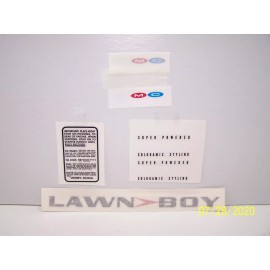 Lawn-Boy 1962 Lawn Boy models 5001 - 5230 - 7251 - 8220 Decal Set