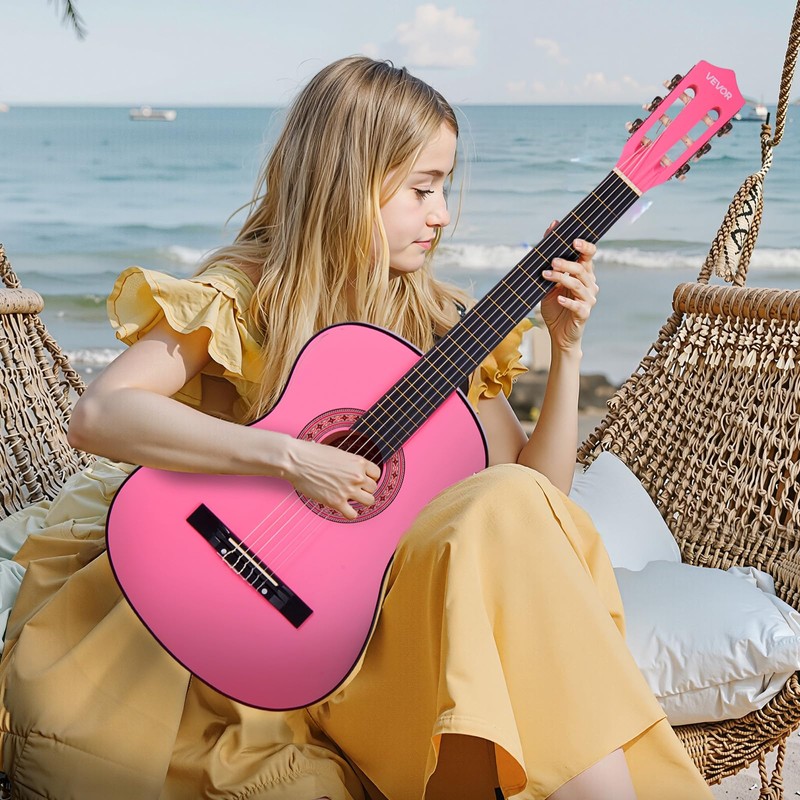 VEVOR 38 Inch Beginner Acoustic Guitar, Classical Guitar Full Starter