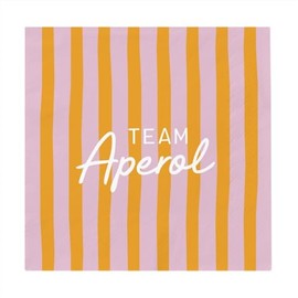 Graphic Workshop Napkins with Saying | Pack of 20 | 12.5 x 12.5 cm | Yellow | Team Aperol