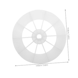 NOLITOY Air Compressor Fan Replacement Plastic Fan Blades for Quiet Operation and Easy Installation Versatile Use for Household and Outdoor Air Compressors