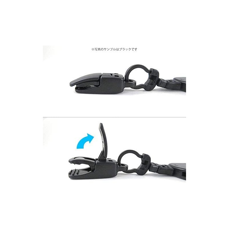 Hawkeye [Black] Putter Cover Holder, Carabiner Power Clip for Grabbing