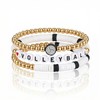 Game Day Bracelets Set for Women Men Football Bracelets Stack