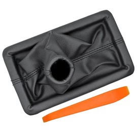 Panwarmoll Shifter Boot Cover Compatible with Ford Mustang 2005 2006 2007 2008 2009 Manual Transmission Gear Change Lever Replace 8R3Z-7277-AA