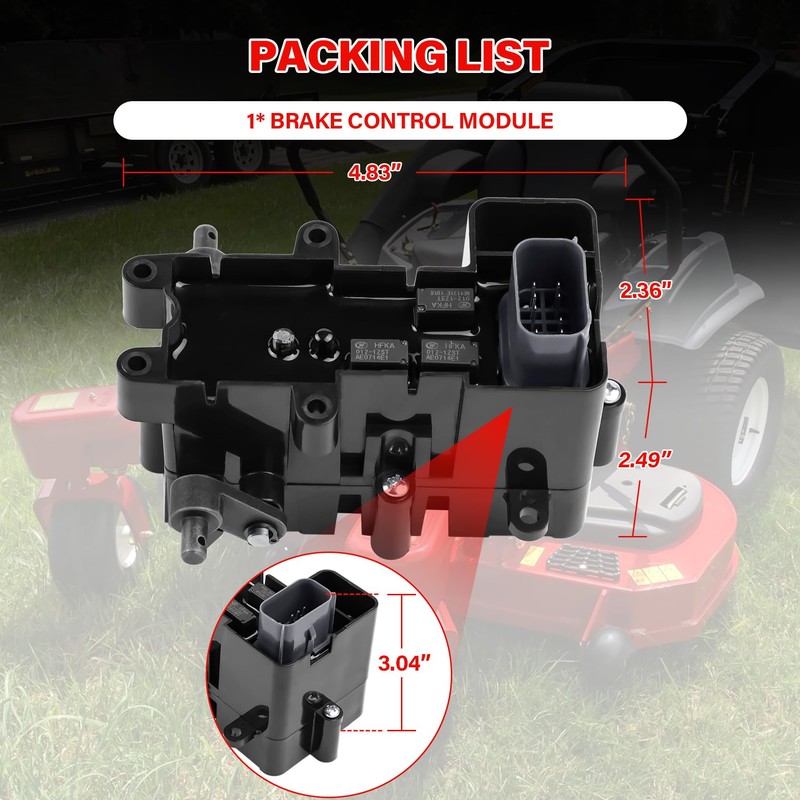 136-4213 Mower Brake Control Module Compatible with Toro E-Series Timecutter