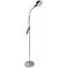 GRAFCO Modern Chrome Standing Lamp with Adjustable Height for Home