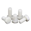 FEEIMOL Plastic Screws Nylon Hex Screws Fully Threaded Machine Screws