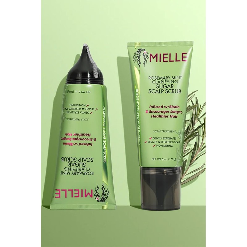 Mielle Organics Exfoliante Clarificante Para El Cuero Cabelludo Con Azúcar