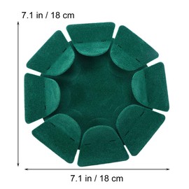 FINGER TEN Golf Putting Cup Practice All Direction Value Pack, Training Aid Putter Hole Plate Surface Flocking Indoor Outdoor Durable Professional for Men Women Kids Festival Gift (Green-1 Pack)