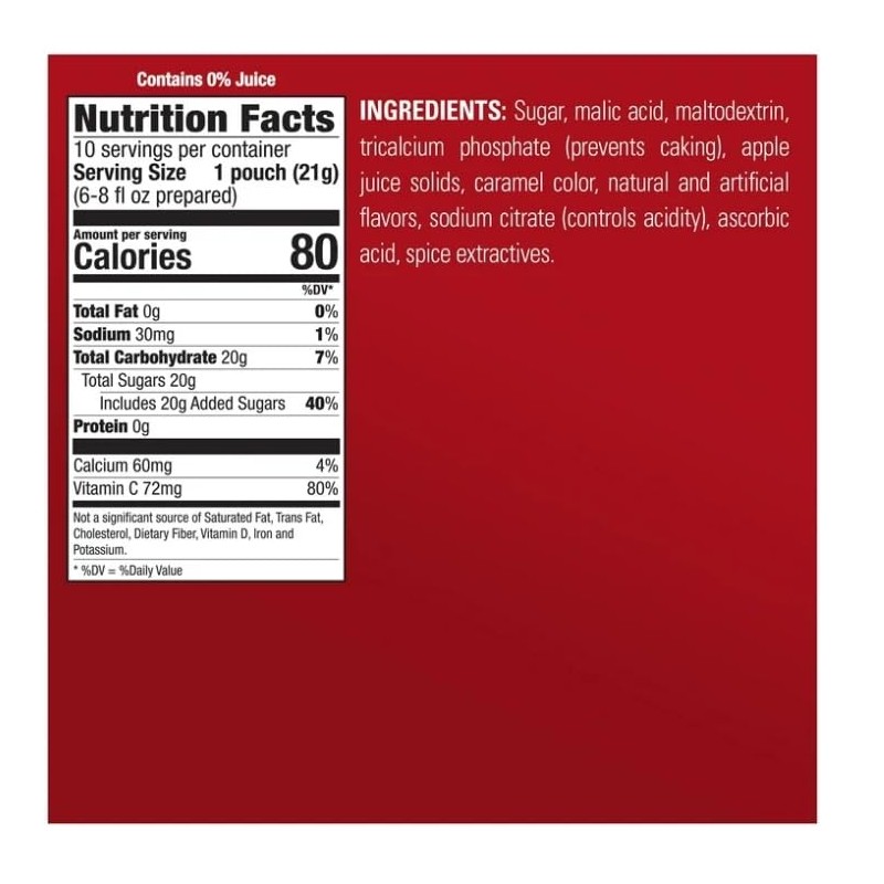 Spiced Apple Cider Instant Drink Mix (Pack of 2)