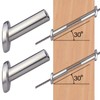 (20 Pieces) 316 Stainless Steel Marine Grade Angled Cable Railing