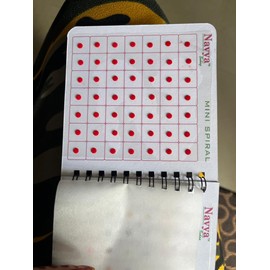 Plain RED Maroon Multicolor Velvet Bindi Combo Pack Approx. 300 Bindis Size 8 No Bindiya Bindi Spiral Book for All Occasions