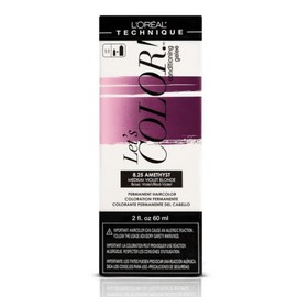 L'Oréal Technique Let's Color! Conditioning Gelee Permanent Hair Color | High Impact Multi-Dimensional Color | Conditioning Formula | Smooth Application | For All Hair Types | Amethyst