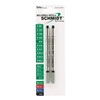 Schmidt 8120 Long Capless Rollerball Refill Broad Point 1.0mm, Black,