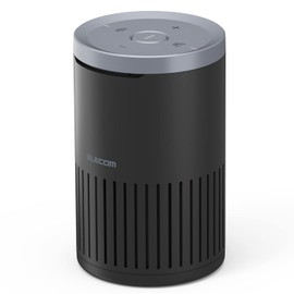 Elecom LBT-SP02BK Speakerphone, For Conferences, Wired Connection, Bluetooth, Noise Reduction, Echo Canceller, Supports Auto Gain Control, Approx. 11.8 fl oz (350 ml) Can Size, Omnidirectional