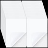 Nezyo 100 Pcs Double Sided Adhesive Sheets White Double Sided