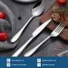 60-Piece Silverware Set, Wildone Stainless Steel Flatware Set Service for