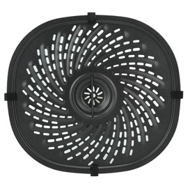 Fryer Crisper Plate Iron Non Stick Fryer Grill Pan Replacement with Rubber Sleeve for 7qt