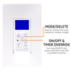 GE SunSmart Digital In-Wall Timer - Daily ON/OFF Times, Programmable