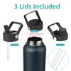 Konokyo 40oz Insulated Water Bottle Sport Stainless Steel Water Bottles