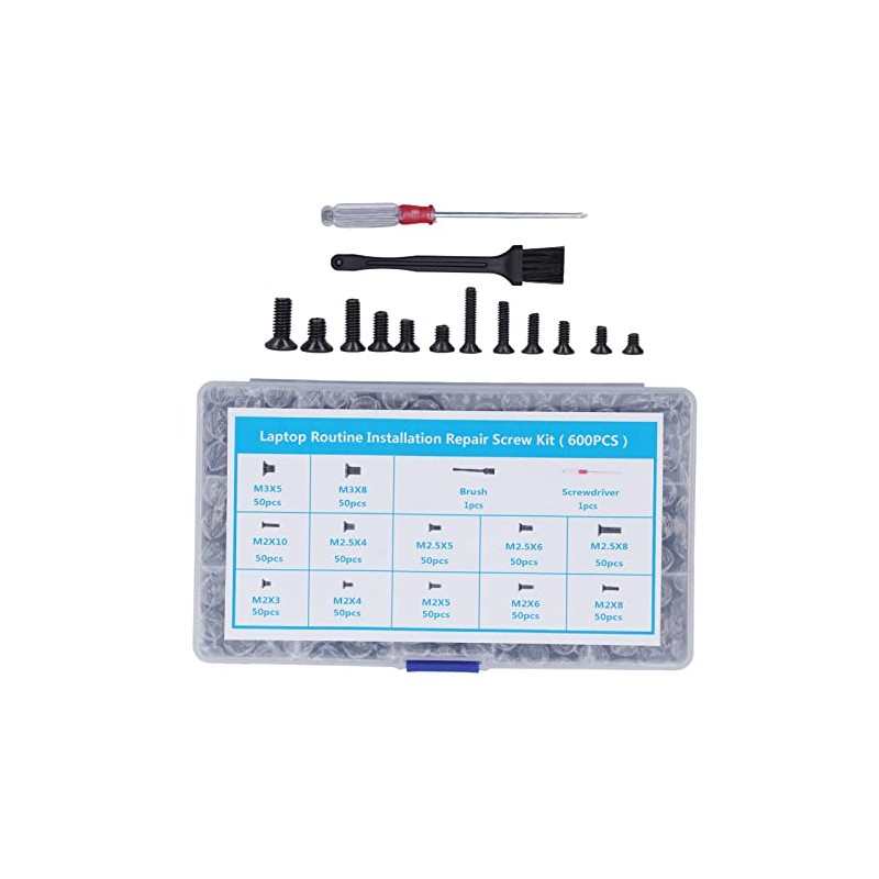 Juego de 502 Tornillos para Computadora, Separadores de Placa Base,