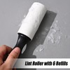 Sticky Lint Roller,Tape Lint Roller for Coat - Ergonomic Handle