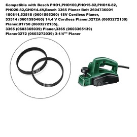 Ruimou 2pcs Planer Drive Belt 2604736001 (225mm Circumference 9mm Width) Compatible with Bosch PHO1 PHO100 PHO15-82 PHO16-82 PHO20-82