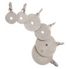 Toddmomy 6pcs tools metal targets for shooting for practice training