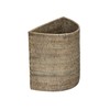 KOUBOO Rattan Laguna Half-Moon Waste Basket Trash Can – Laundry