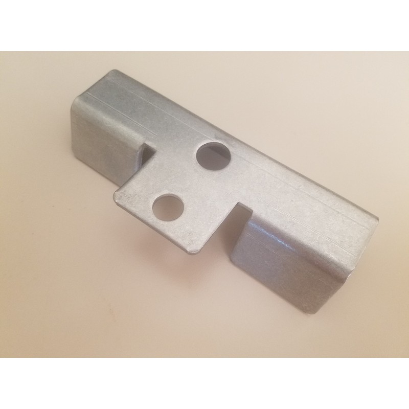FQQF Propane Tank Lock Bracket (1/2" Thread) - Silver -