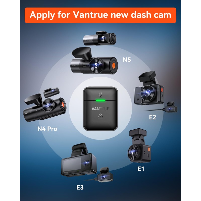 VANTRUE Wireless Remote Controller for N5, N4 Pro, N2X, S1Pro,