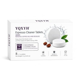 YQXYH Espresso Cleaning Tablets - 8 Tablets for Machine Maintenance