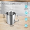 Newness Stainless Steel Measuring Jug with Handle – 3 Measuring