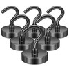 FINDMAG Magnetic Hooks Extra Strong 30 kg Pack of 6