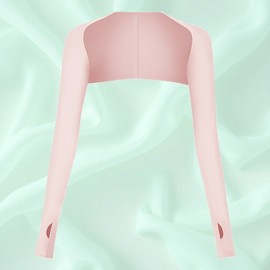 Women's Long Sleeve Cool Arm Sleeves for Golf & Riding White 2ea