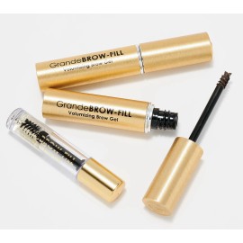 Grande Cosmetics GrandeBROW FILL Volumizing Brow Gel Duo-Light A655421 NEW