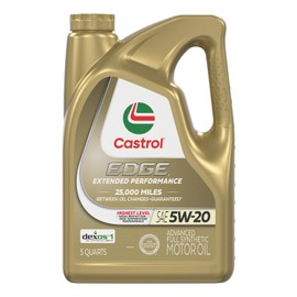 Castrol EDGE Extended Performance 5W-20 Advanced Full Synthetic Motor Oil, 5 Quarts