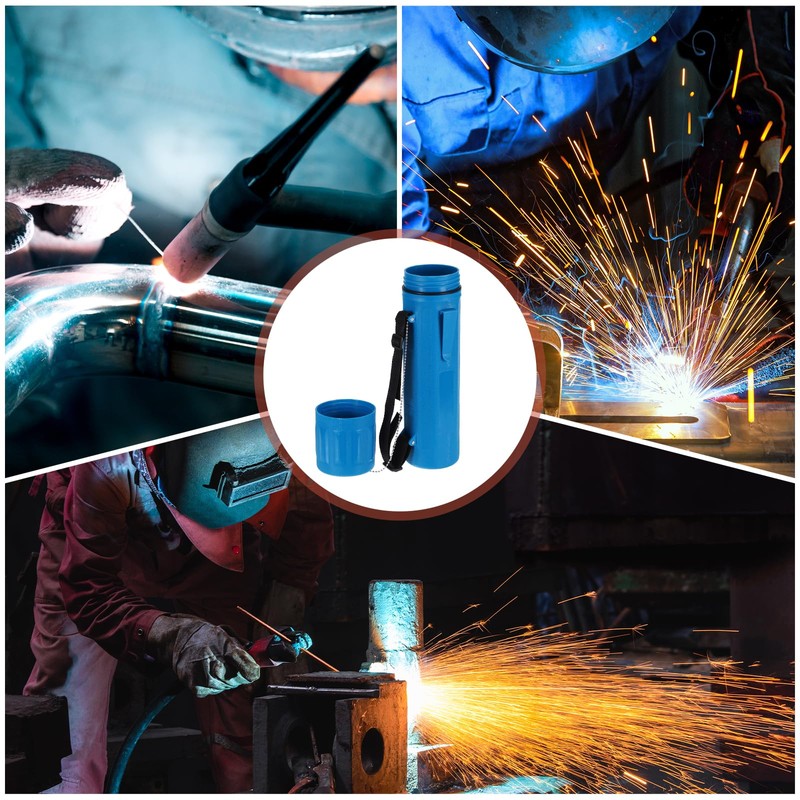 sourcing map Welding Rod Storage Tube, 14 Inch Tungsten Electrode