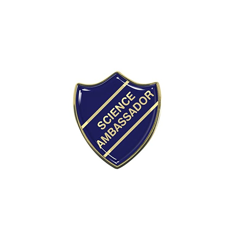 Capricornone Science Ambassador Blue School Shield Badge