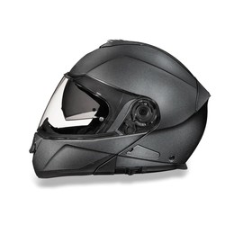 Daytona Helmets Glide Modular Motorcycle Helmet - DOT Approved Flip Up Helmet - Bluetooth Ready Full Face Motorcycle Helmet with Dual Visors for Men, Women & Youth