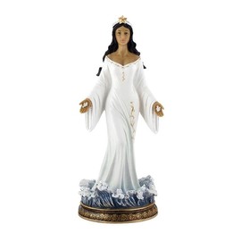 DRW Yemaya Figurine Standing White 40 cm High, Multicoloured, Standard