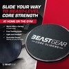 Beast Gear Core Sliders Double Sided Gliding Abdominal Exercise Discs