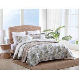 Tommy Bahama - King Comforter Set, Reversible Cotton Bedding with Matching Shams, Medium Weight Home Decor for All Seasons (Waimea Bay Green, King)