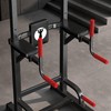 SogesPower Power Tower Pull Up Dip Stand Multi-Function Adjustable Height