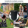 QJXX Pop up Camping Trash can with lid,Collapsible 24 Gallons