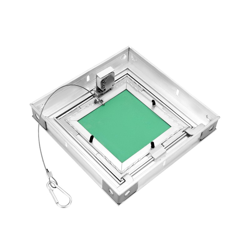 QWORK® Inspection flap drywall 15 x 15 cm, aluminium frame