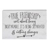 Simply Said, INC Small Talk Sign - True Friendship