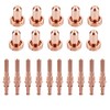 KEMAO 9-8212 90/100A Nozzle Tips 9-8215 Electrode, 20Pack, Fit for