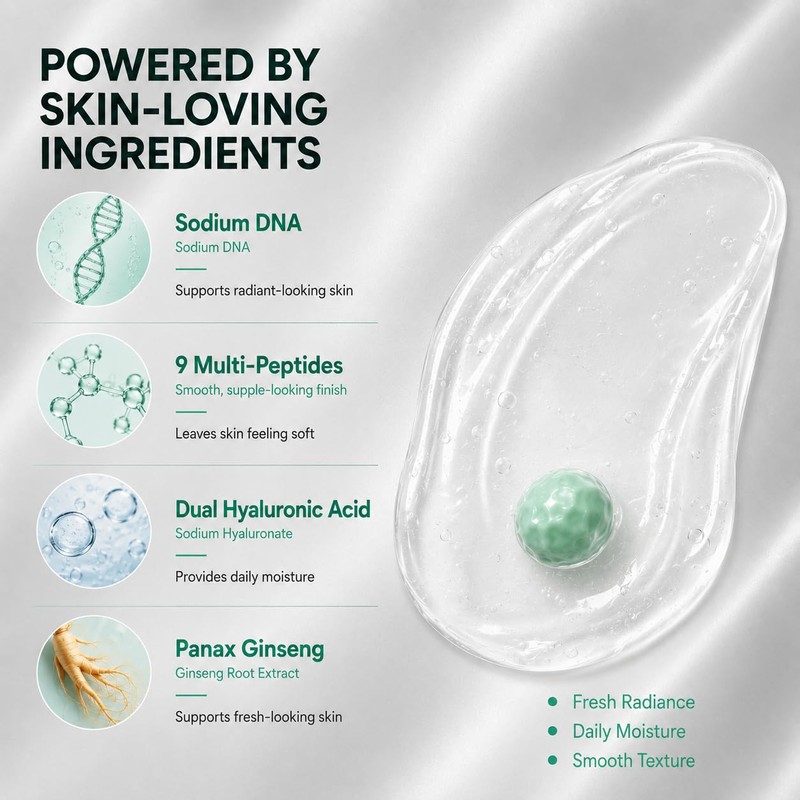 LROVFND PDRN Capsule Cream, Hydrating Face Moisturizer with Sodium DNA,
