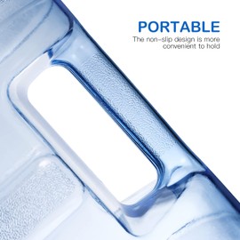 BESPORTBLE Water Jug 5L Water Bottle Leak-proof Container with Large Capacity Portable Water Bottle with Integrated Handle for Outdoor Hiking Camping