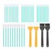 SHULLIN 44 Pcs Industrial Cotton Swabs Sponge Swabs Anti-Static Cotton